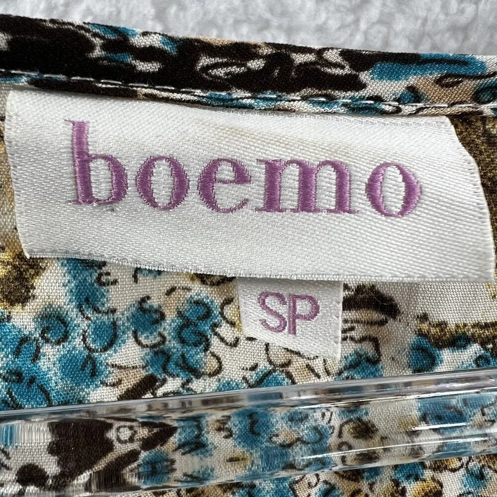 Anthropologie Boemo S Boho Paisley Tiered Maxi Dress Tie Waist Hippie Coachella - Picture 13 of 15